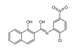 N-(2-chloro-5-nitrophenyl)-1-hydroxynaphthalene-2-carboxamide Structure