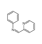 反式-N-(2-吡啶基亚甲基)苯胺结构式