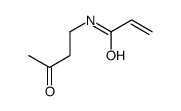 N-(3-oxobutyl)prop-2-enamide Structure