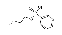 Phenylphosphonsaeure-[S-butylester]-chlorid Structure