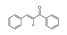 (Z)-1,3-diphenyl-2-fluoro-2-propen-1-one结构式