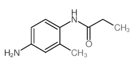 N-(4-Amino-2-methyl-phenyl)-propionamide结构式