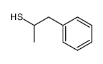 1-phenylpropane-2-thiol结构式