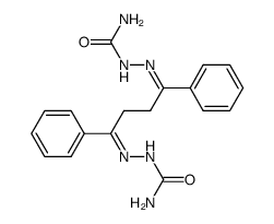 1,4-diphenyl-butane-1,4-dione disemicarbazone结构式