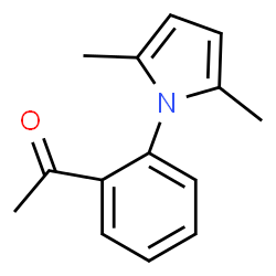 1-[2-(2,5-DIMETHYL-1H-PYRROL-1-YL)PHENYL]-ETHANONE结构式