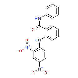 2-[(2,4-Dinitrophenyl)amino]-N-phenylbenzamide结构式