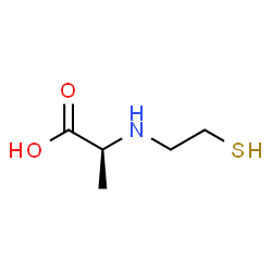 L-Alanine, N-(2-mercaptoethyl)- (9CI)结构式
