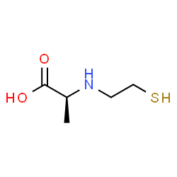 L-Alanine, N-(2-mercaptoethyl)- (9CI) structure