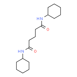 N,N'-Dicyclohexylpentanediamide structure