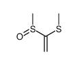 1-methylsulfanyl-1-methylsulfinylethene结构式