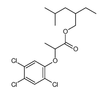 2-ethyl-4-methylpentyl 2-(2,4,5-trichlorophenoxy)propionate结构式