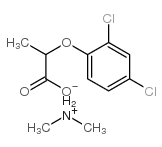 dimethylammonium 2-(2,4-dichlorophenoxy)propionate structure