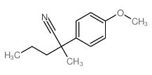 Benzeneacetonitrile,4-methoxy-a-methyl-a-propyl- picture