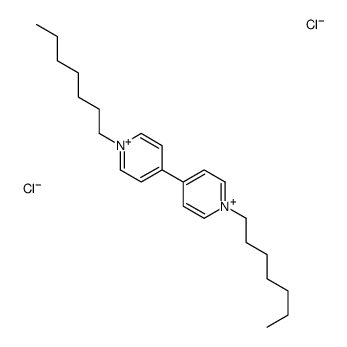 1-heptyl-4-(1-heptylpyridin-1-ium-4-yl)pyridin-1-ium,dichloride结构式