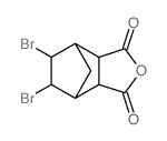 5,6-Dibromo-2,3-norbornanedicarboxylic anhydride Structure