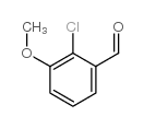 2-Chloro-3-Methoxybenzaldehyde Structure