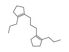 2,2'-dipropyl-1,1'-propane-1,3-diyl-bis-cyclopentene结构式