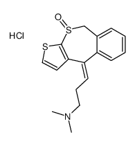 (3E)-N,N-dimethyl-3-(4-oxo-5H-thieno[2,3-c][2]benzothiepin-10-ylidene)propan-1-amine,hydrochloride结构式