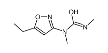 1-(5-ethyl-1,2-oxazol-3-yl)-1,3-dimethylurea结构式