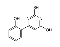 6-(2-hydroxyphenyl)-2-sulfanylidene-1H-pyrimidin-4-one Structure