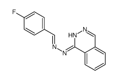 N-[(4-fluorophenyl)methylideneamino]phthalazin-1-amine Structure