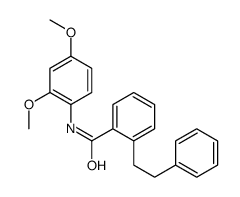 N-(2,4-dimethoxyphenyl)-2-(2-phenylethyl)benzamide结构式