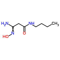 N-BUTYL-2-(N-HYDROXYCARBAMIMIDOYL)-ACETAMIDE structure