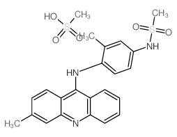 methanesulfonic acid; N-[3-methyl-4-[(3-methylacridin-9-yl)amino]phenyl]methanesulfonamide picture