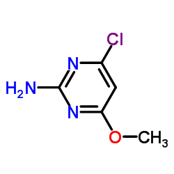 2-氨基-4-氯-6-甲氧基嘧啶结构式