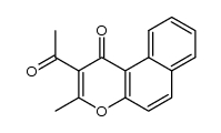 2-Acetyl-3-methyl-1H-naphtho[2,1-b]pyran-1-one Structure