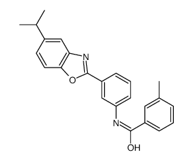 Benzamide, 3-methyl-N-[3-[5-(1-methylethyl)-2-benzoxazolyl]phenyl]- (9CI) picture