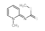 Carbamodithioic acid,(1-methyl-2(1H)-pyridinylidene)-, methyl ester (9CI) structure