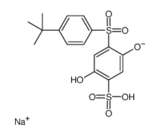 sodium,4-(4-tert-butylphenyl)sulfonyl-2,5-dihydroxybenzenesulfonate Structure