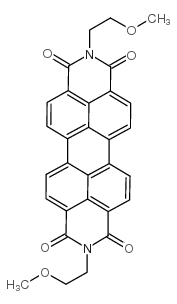 n,n'-di(2-methoxyethyl)-perylene-tetracarbonic acid, diamide结构式