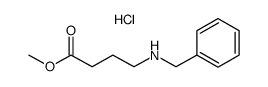 4-(苄基氨基)丁酸甲酯盐酸盐结构式
