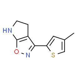 4H-Pyrrolo[3,2-d]isoxazole,5,6-dihydro-3-(4-methyl-2-thienyl)-(9CI) structure