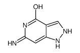 4H-Pyrazolo[4,3-c]pyridin-4-one,6-amino-1,5-dihydro-(9CI)结构式