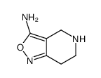 4,5,6,7-tetrahydro-[1,2]oxazolo[4,3-c]pyridin-3-amine结构式