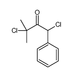1,3-dichloro-3-methyl-1-phenylbutan-2-one结构式