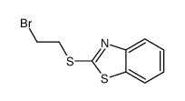 2-(2-bromoethylsulfanyl)-1,3-benzothiazole结构式