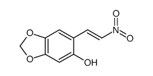 6-(2-nitroethenyl)-1,3-benzodioxol-5-ol Structure