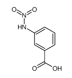 3-nitramidobenzoic acid Structure