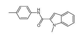 1-methyl-N-(4-methylphenyl)indole-2-carboxamide Structure