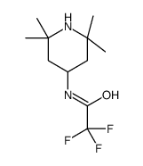 2,2,2-trifluoro-N-(2,2,6,6-tetramethylpiperidin-4-yl)acetamide Structure