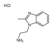 2-甲基-(9ci)-1H-苯并咪唑-1-乙胺结构式