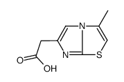 2-(3-methylimidazo[2,1-b][1,3]thiazol-6-yl)acetic acid Structure