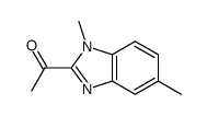 Ethanone, 1-(1,5-dimethyl-1H-benzimidazol-2-yl)- (9CI)结构式