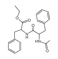 N-(N-acetyl-phenylalanyl)-phenylalanine ethyl ester; optically inactive substance Structure