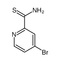 4-bromopyridine-2-carbothioamide结构式