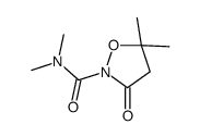 N,N,5,5-tetramethyl-3-oxo-1,2-oxazolidine-2-carboxamide Structure